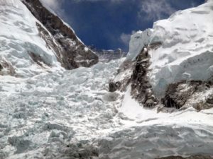 Ice fall close up at Mt.Everest